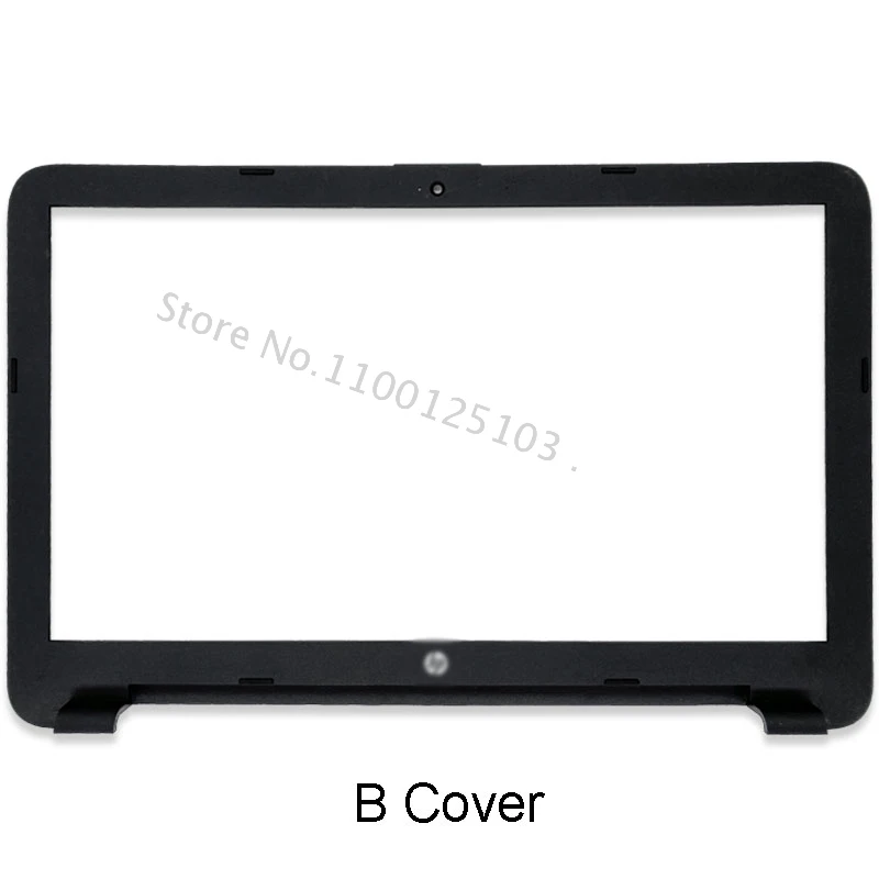 LCD tampa traseira para laptop HP, dobradiças da moldura frontal, palmrest caixa inferior, 250, 255, 256, G4, 15-AC, 15-AF, 15-AY, 15Q-AJ, TPN-C125, C126, novo