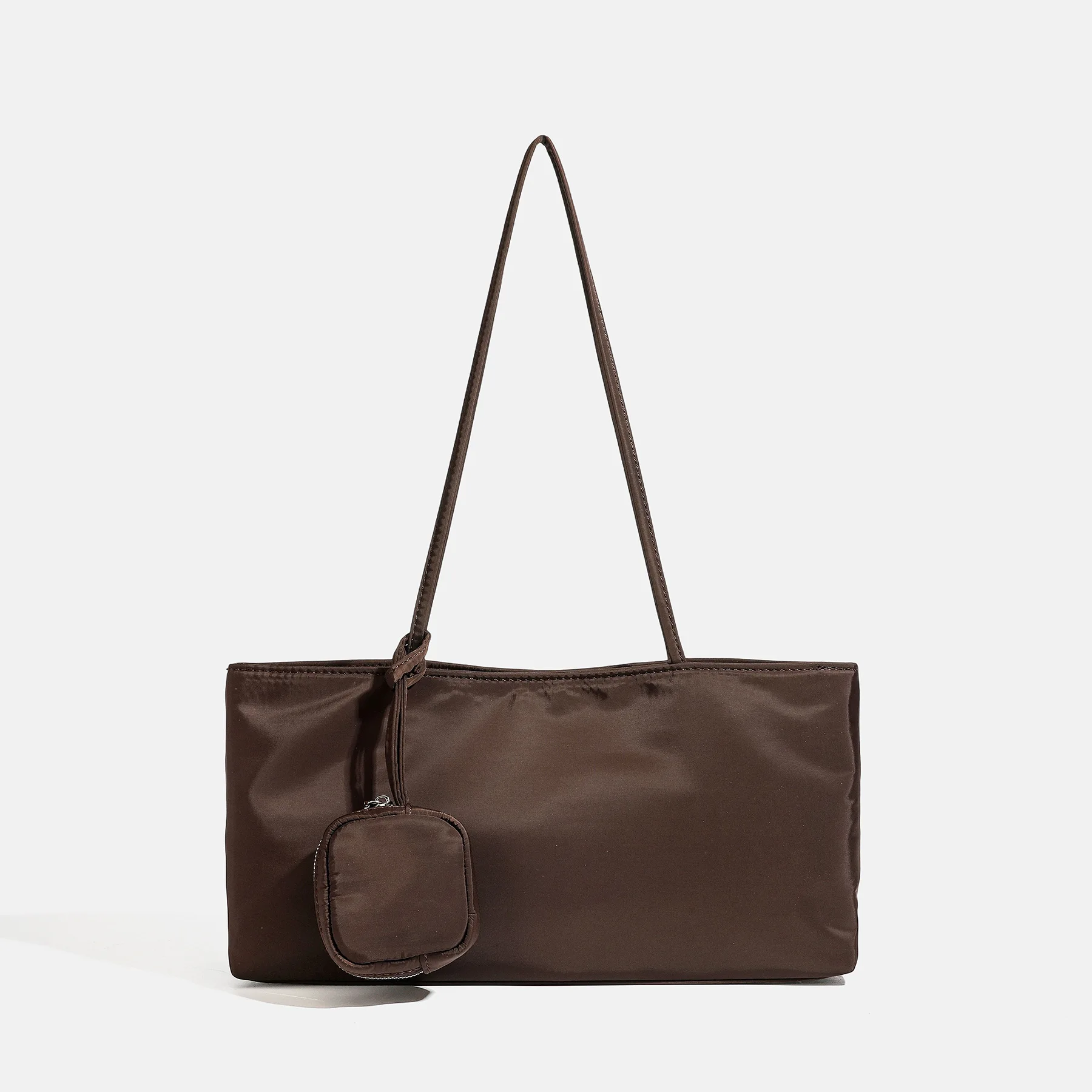 Large Capacity Nylon Canvas Tote Bag Women's Casual Summer Lightweight Handbag Shoulder Bag Korean Style Magnetic Buckle Closure