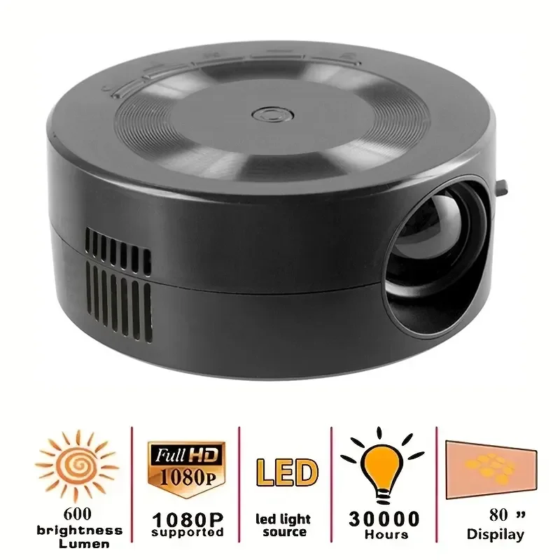 for E60 Wireless Projector 1080P HD Home Theater Portable Mini Video Beamer Convenient Projection