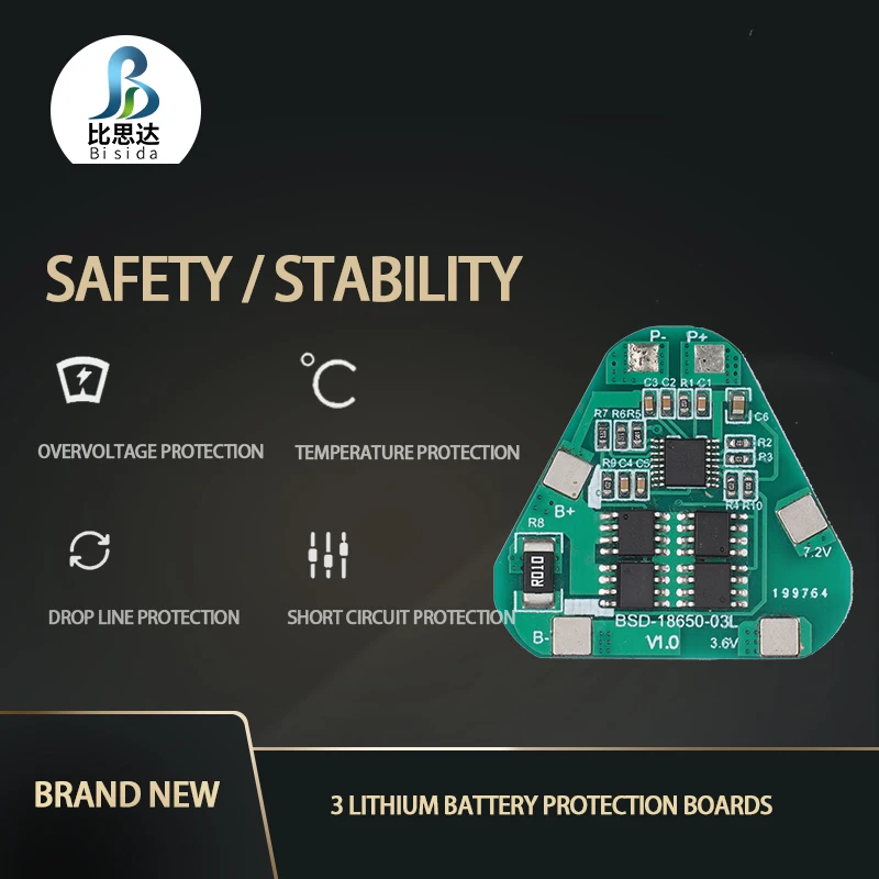 Bisida 3S 12V BMS 5A For 18650 Battery electrical tools Battery