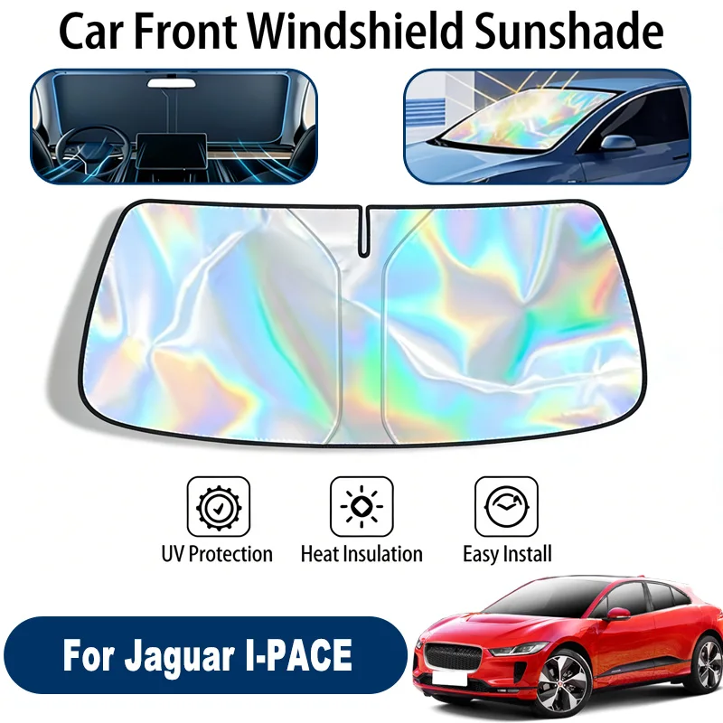 

Windshield Sun Shade For Jaguar I-PACE Foldable UV Reflective Front Window Sun Protection Cover Accessories