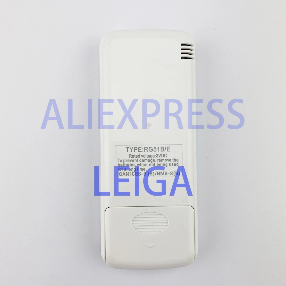 RG51BE การควบคุมระยะไกล RG51B RG51B/E (1)/EU1 RG51B(2)/E สำหรับเครื่องปรับอากาศ Midea BSH ARAY