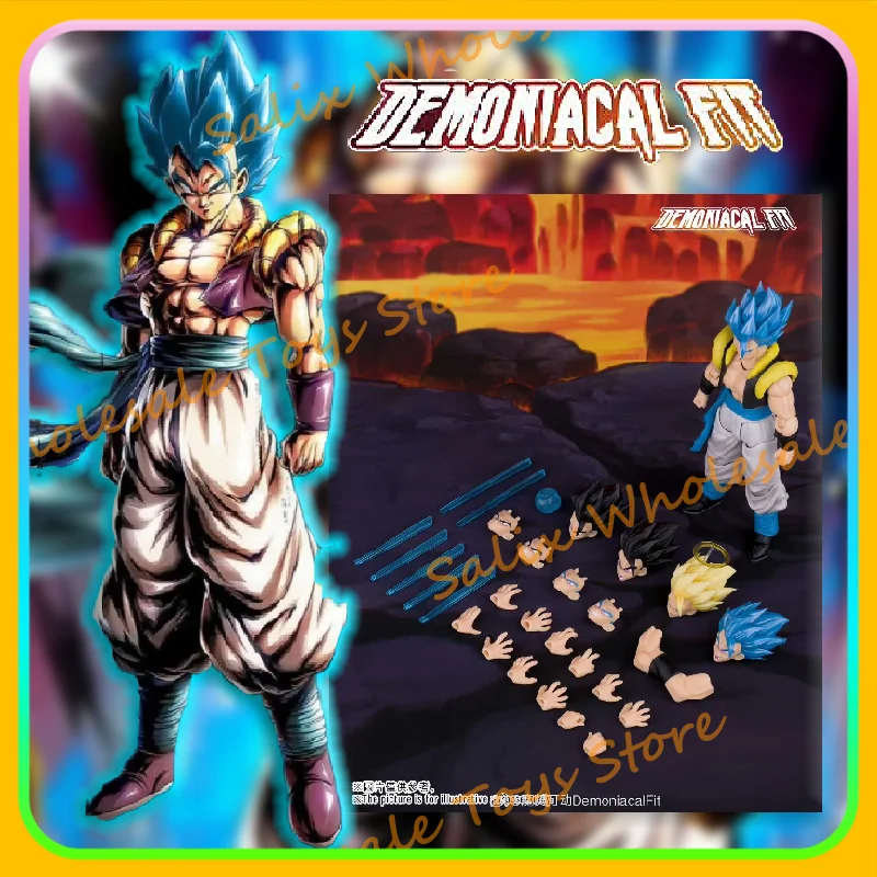 

Новый Demoniacal Fit Dragon Ball Hero Waltz - Ultimate Dance: Super Saiyan Blue Gogeta Фигурка SHF Подарки Игрушки