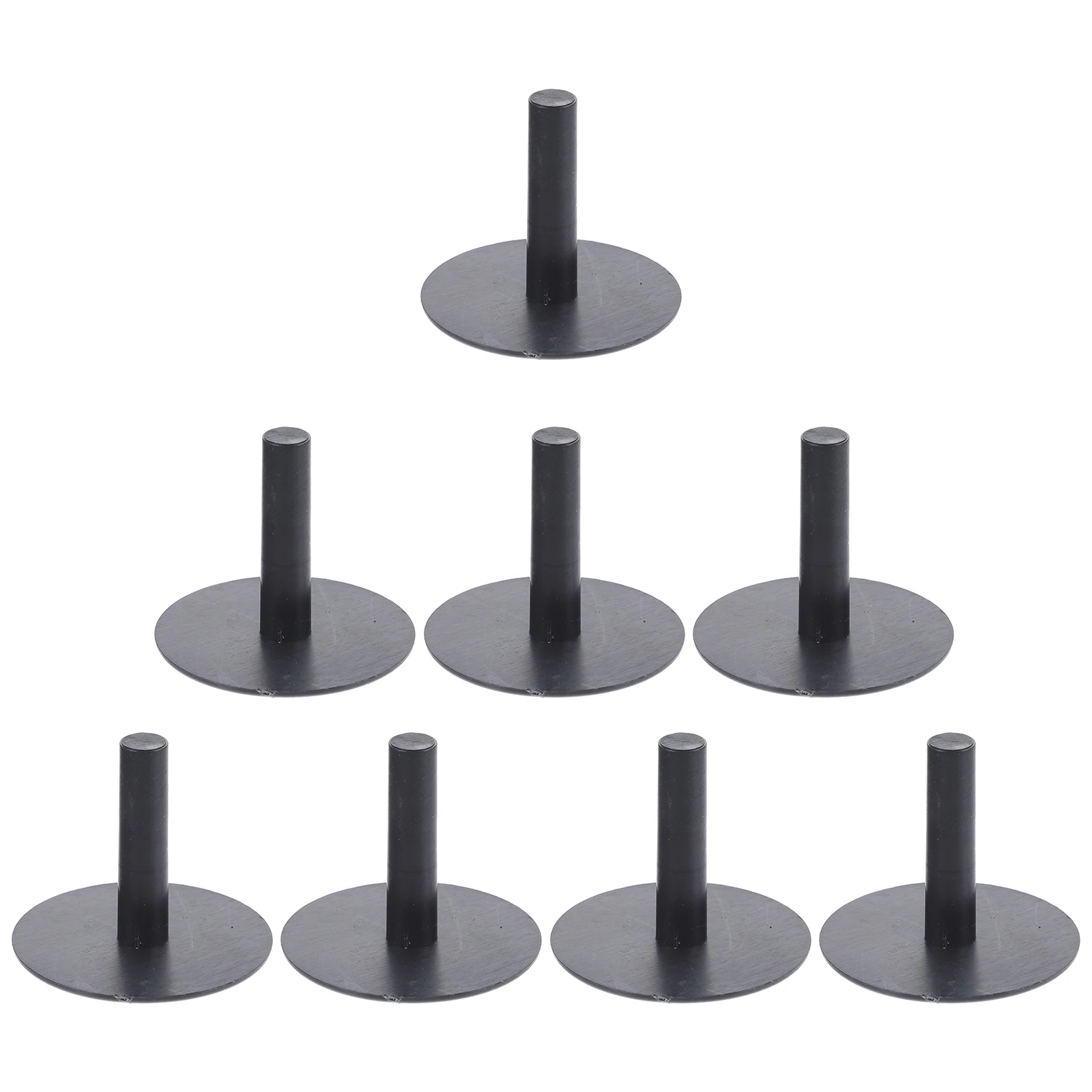 

8 Pcs Black Display Stand Rack Figurine Shelf Holder Toy Fixed Support Frame Duck Mount Car Decor Plastic Duct Model