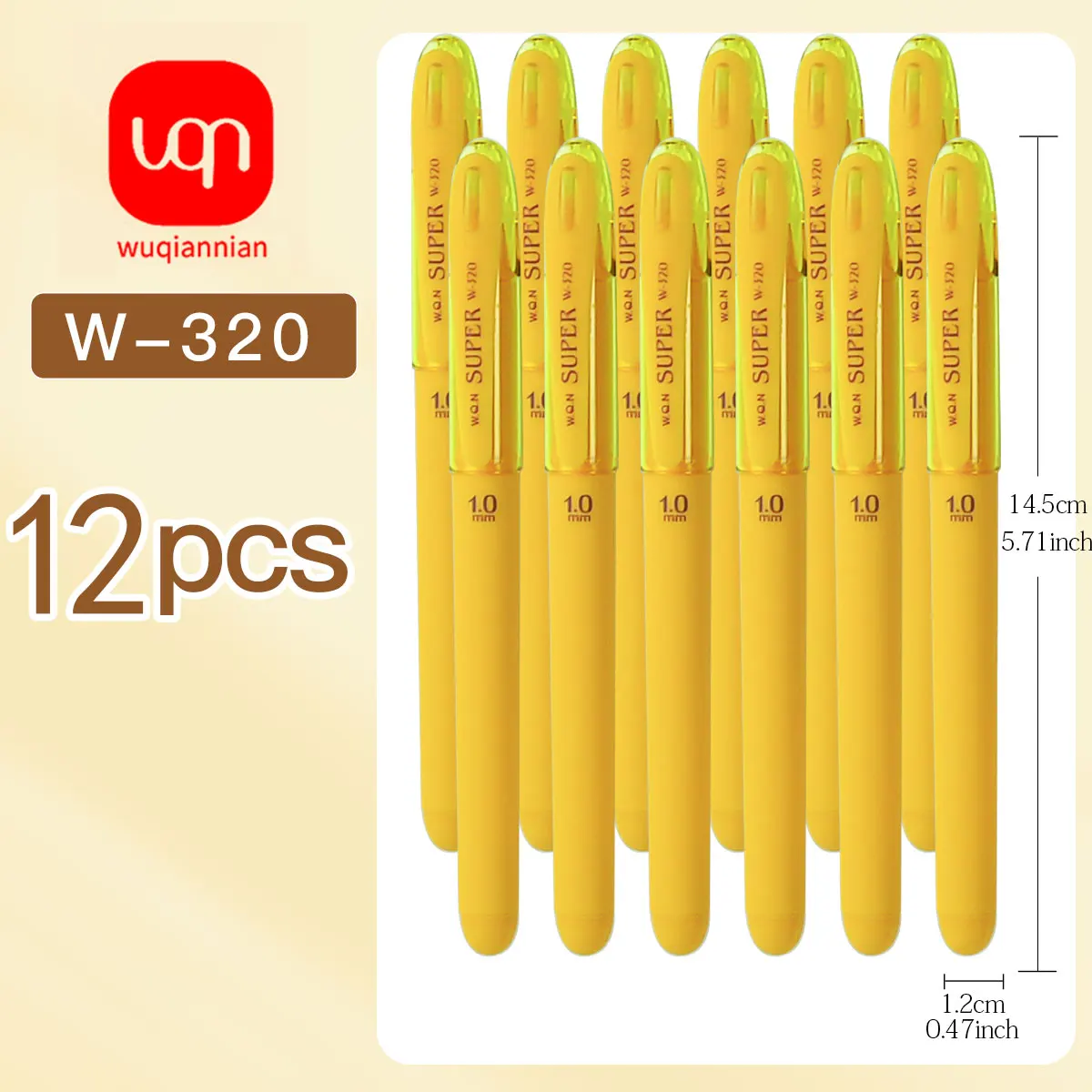 WQN gel Ink Pens gel ballpoint Colored pens office Office accessories Cute stationery cute things stationary items for school