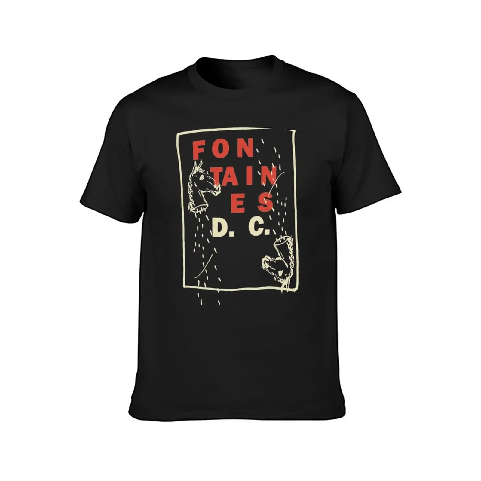 Onedos FONTAINES Show D.C. American DC Tour 2020 T-Shirt cute clothes quick drying summer shirt men workout shirt