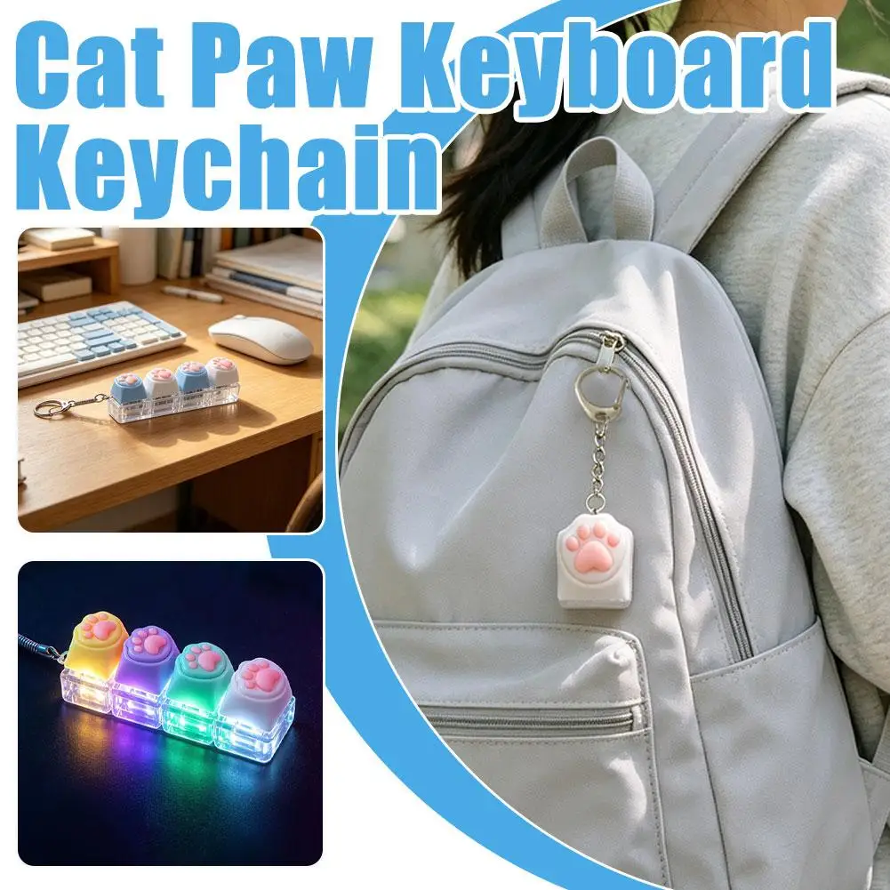 12349 Keys Combination Keychain Cat Claw Cap Fidget Button Stress Relief Toy For Kids Adults Home Office Outdoor Daily Use Toys