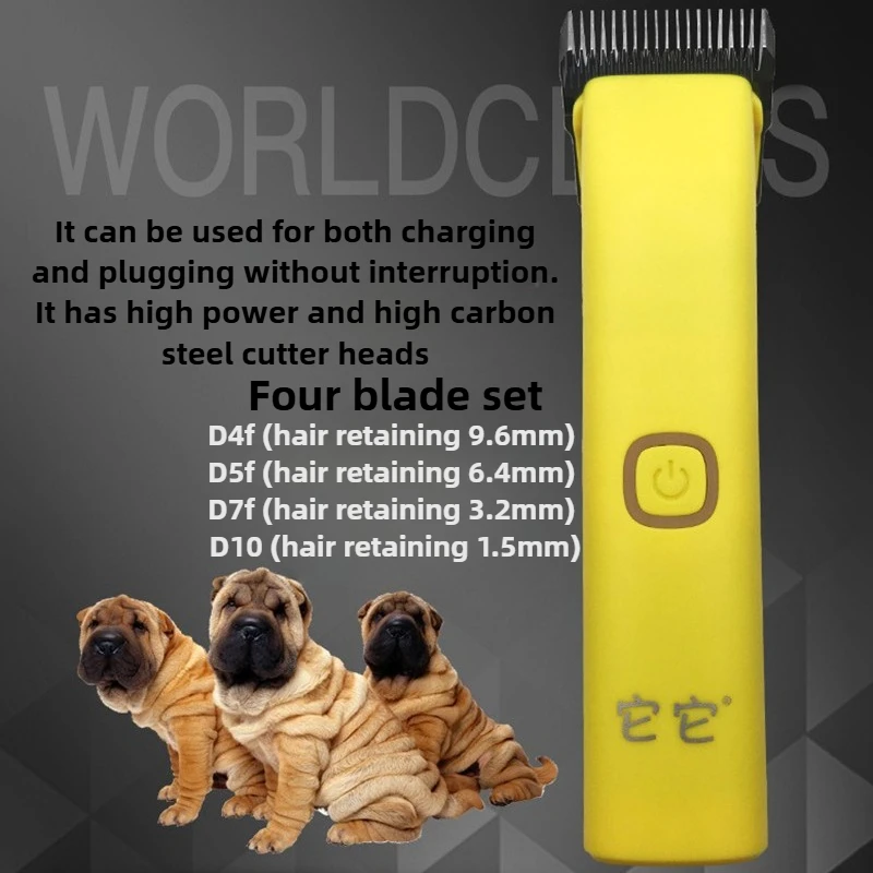Professional Dog Hair Clipper Kit Electric Cutter Grooming Dog Hair Trimmer Portable Teddy Haircut Machine Beauty Pet Trimmer