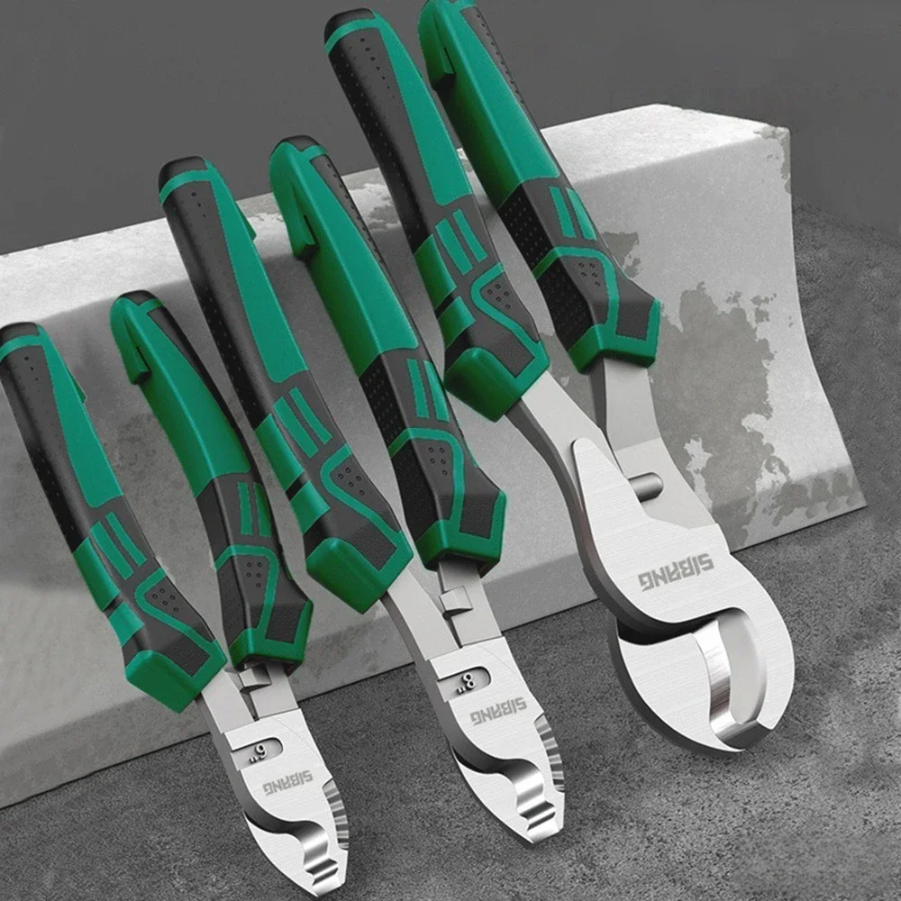 High Carbon Steel Cable Cutter 6/8/10Inch Multifunctional Electrician Plier Stripping Cutting Hand Tool Wire，Universal Hand Tool