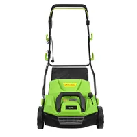 Vertak 2 in 1 working width 380mm lawn scarifier garden 3500rpm 1800W electric scarifier with 3 position angle adjustment a