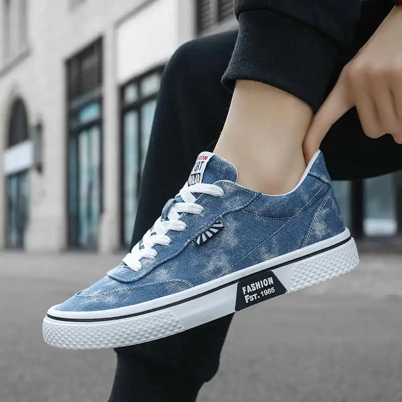 Hight Top Without Strap College Student Woven Men's Sporty Shoes Brand Sneakers Men Sports Fashionable Tenisfeminino