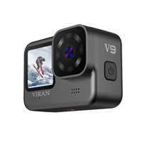 4K 60FPS Action Camera Stabilized WiFi for Cycling Motorcycle Helmet With Remote Control Screen IP68 Waterproof Sports Camera