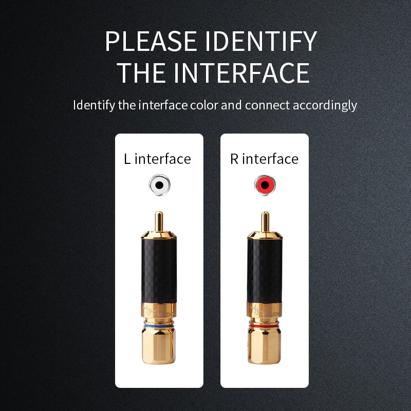 YYAUDIO 하이파이 RCA 신호 오디오 케이블, DAC TV 박스 휴대폰 컴퓨터용, 2 RCA to 2 RCA 상호 연결 케이블 5c