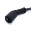 세라믹 블랙 500 Ohms/ft 고성능 스파크 플러그 와이어 세트 9070CK 익스트림 9000 8mm 135 °, 05-11 GM LS 자동차 교체용 5