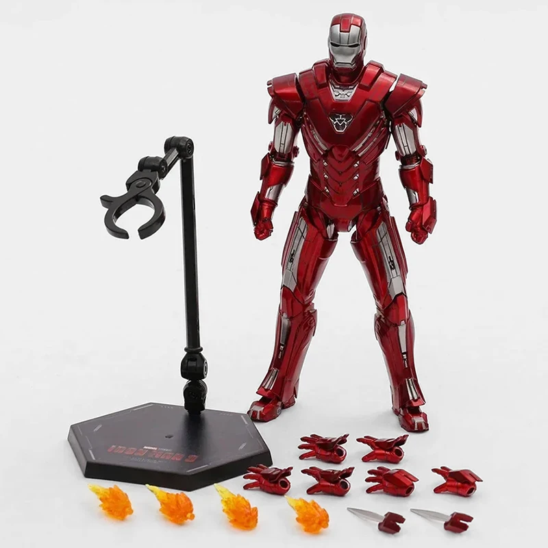 ZD Toys 1/10 Iron Man Figurines MK30 Iron Patriot Blacklash Figures MK33 MK39 MK17 MK21Action Movie Model Adult Collect Gift