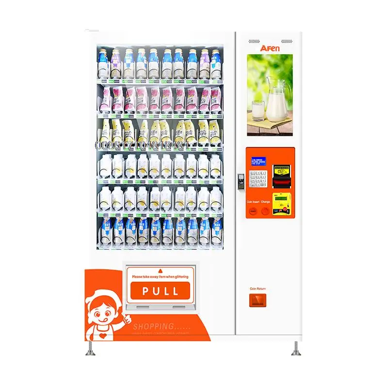 Automatic Milk Tea Vending Machine Bulk Milk Vending Machines Vinding Machine