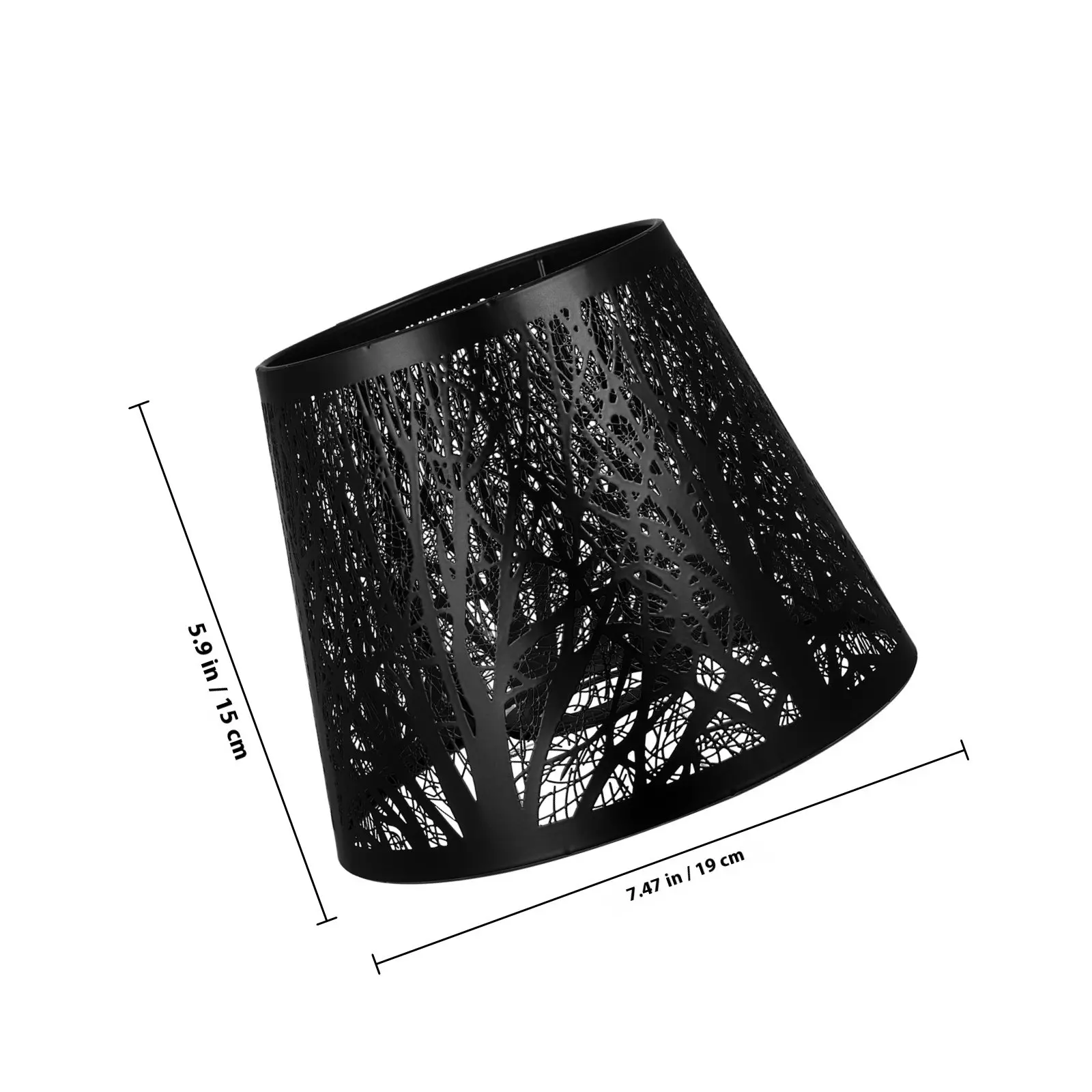 1Pcs Tree Shadow Lampshade Iron Material High Quality Lamp Cover Decorative Light Diffuser for Desk Lamp Softens Light Not Harm