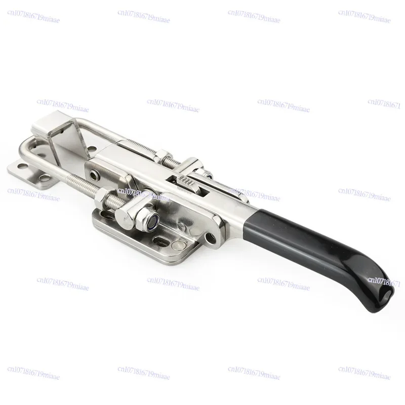 Stainless steel Heavy duty self-locking buckle 304U type rod safety lock adjustable buckle box