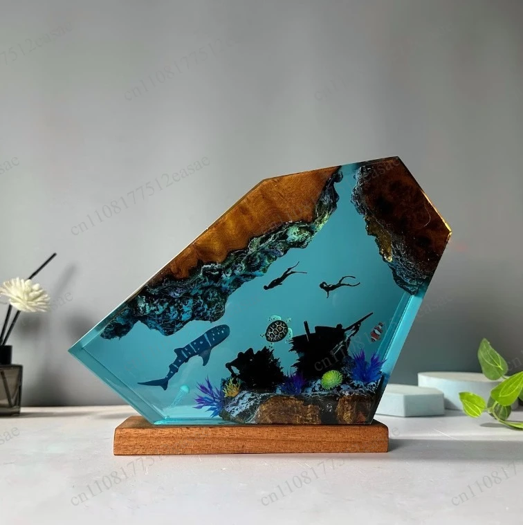 Resin Human Diving Night Home Decoration Unique Gift
