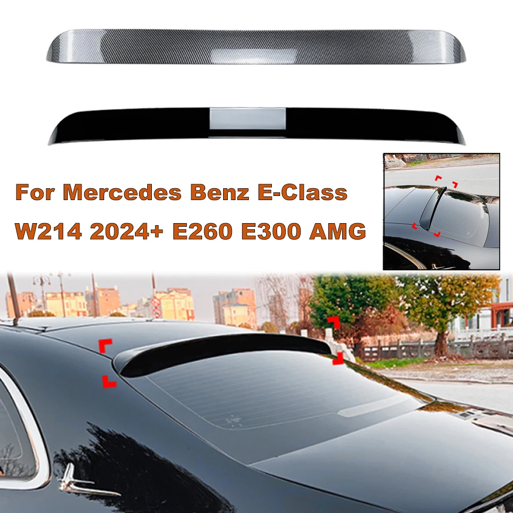 

For Mercedes Benz E-Class W214 2024+ E260 E300 AMG Car Tail Wings Fixed Wind Spoiler Rear Wing Modified Protection ﻿