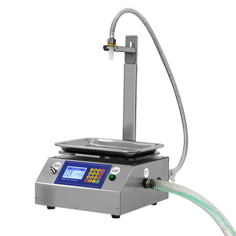 30g-15kg Weighting Liquid Filling System Digital Control Small Bottle Juice Milk Alcohol Filler