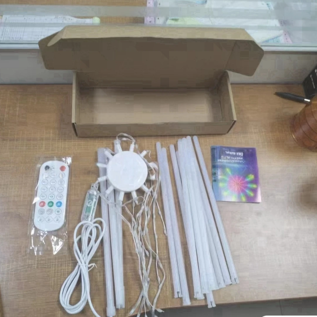 USB Outdoor Waterproof LED Fireworks Light Atmosphere Light Blue-tooth Smart APP 5V Music Voice Control Flow Decorative Light