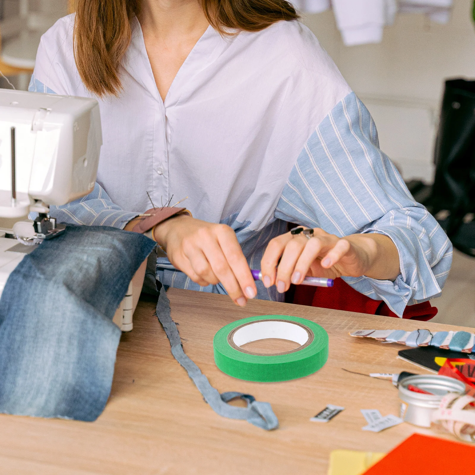 20 لفات من شريط الورق اللاصق الملون بلون صياغة الفن الحرفية وضع العلامات سكرابوكينغ لتقوم بها بنفسك مشروع صياغة الشريط #4