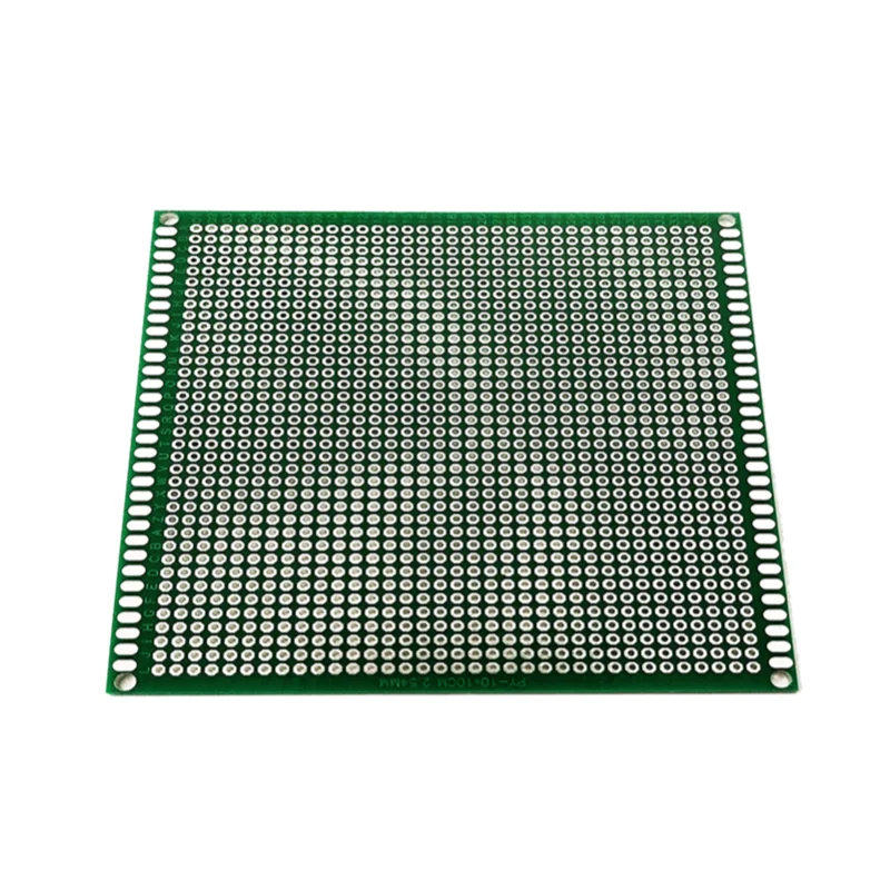 2PCS 10*10CM double-sided spray tin 1.6 thick 2.54 pitch universal board universal circuit board hole board PCB