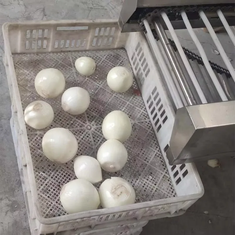 Commercial Onion Skin Peeler Automatic Skin Removal Restaurant Catering High Peeling Rate Onion Peeling Machine