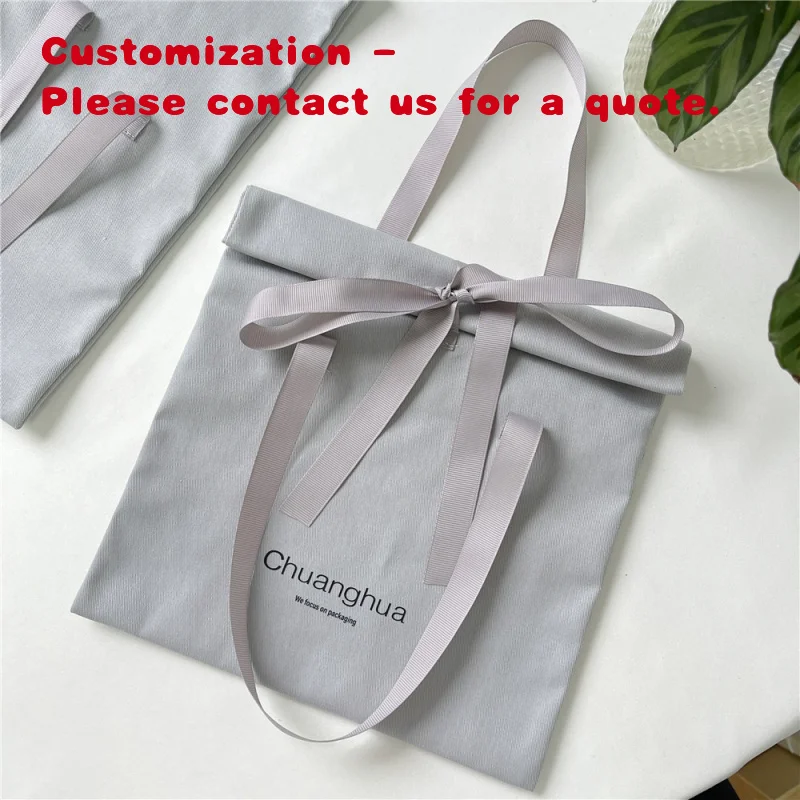 

custom.Chuanghua Luxury Cotton Cloth Bag Handle Innovative Packaging Clothes Dust Jewelry Customized G