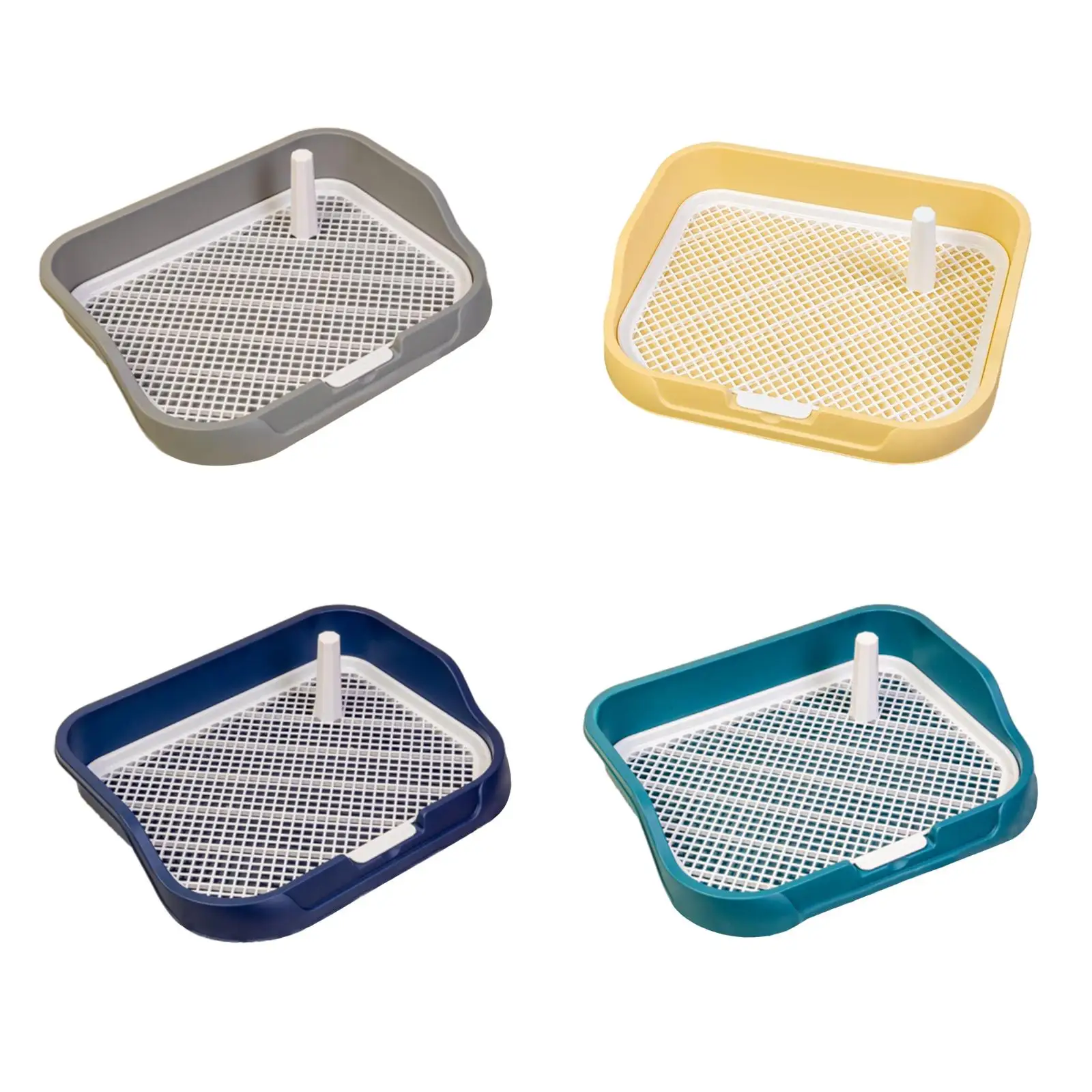 Dog Potty Toilet Easy to Clean Pee Pad Holder Pet Litter Tray Pet Training Toilet Mesh Dog Litter Box for Doggy Puppy Dog