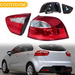 Rear Bumper Tail Lights For KIA Rio 2012 2013 2014 Hatchback 5 Ddoor Rear Light Brake Lamp Turn Signal Light Car Accessories