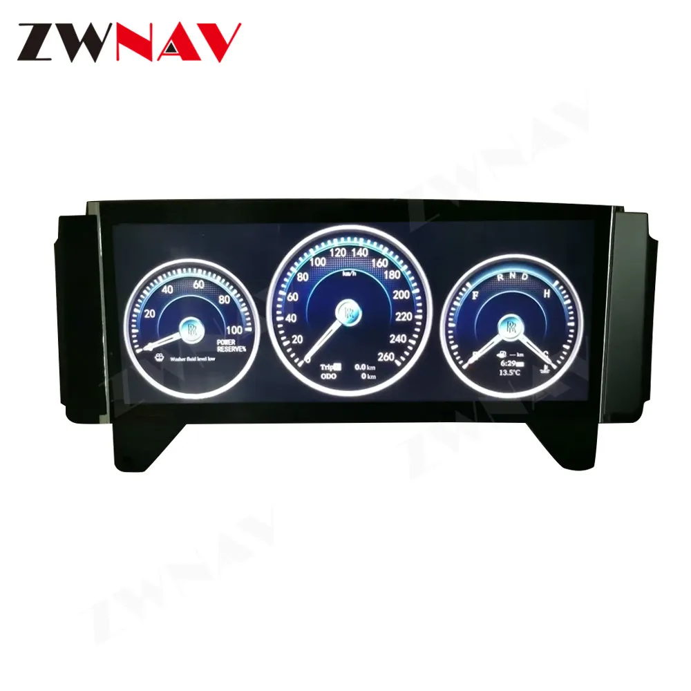 For Rolls-Royce LCD Instrument Panel 2007-2012 Digital Dashboard Displayer Digital Cluster Instrument Speedometer