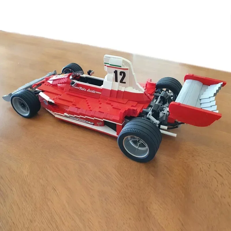 Classic model MOC-12763 312T scale 1:8 F1 Supercar Racing Car Model Buiding Creators Block Bricks Toys Kids Birthday Gift