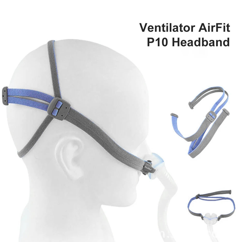 1/2 Pack CPAP Replacement Headgear Compatible with AirFit P10 & N30 Adjustable Headgear Strap Soft Elastic Material & Quick-Fit
