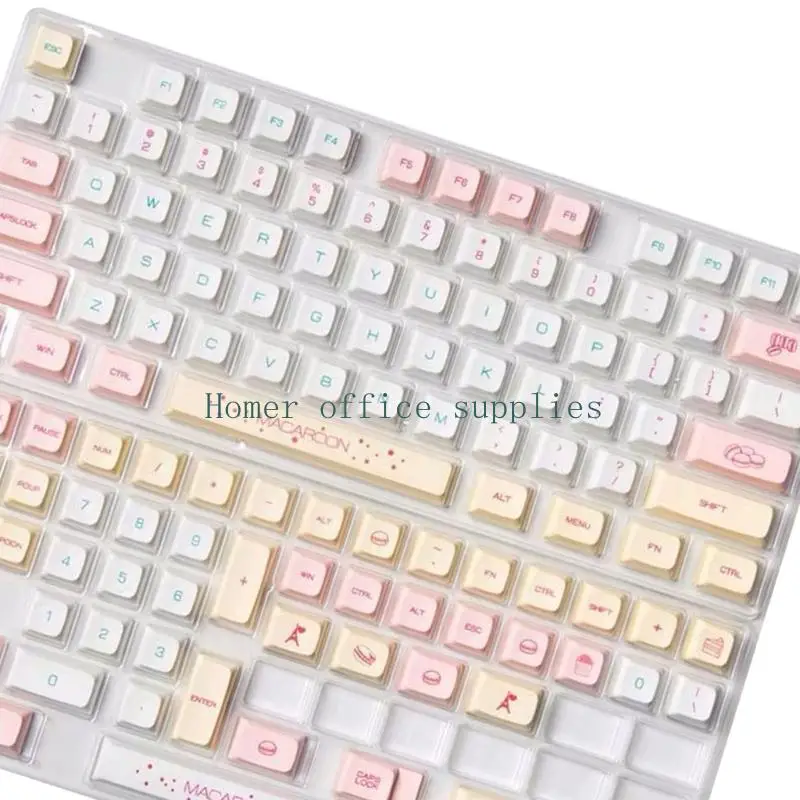 K43B Ergonomic XDA Height PBT Keycaps Heat Sublimation Printed For Customs Mechanical Keyboards