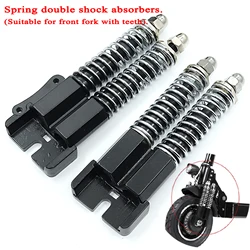 Electric Scooter Double Drive Refitting Front Fork Motor Accessories 10 Inch Hydraulic Front Shock Absorber With Disc Brake