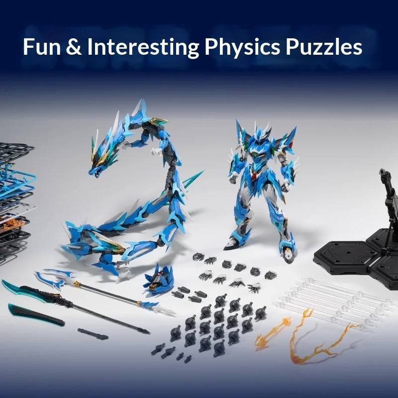 In stock Genuine Modonghe Diy Assemble Aobingguo Creation Mech Metal Skeleton Mobile Model Handmade Gift For Birthday