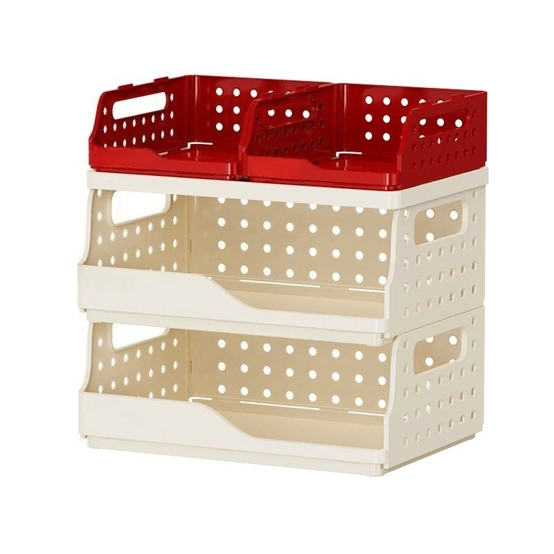 For Storage Basket Desktop Snack Beverage Rack Office Workstation A4 Stationery Storage Rack Dormitory Sundries Storage Box