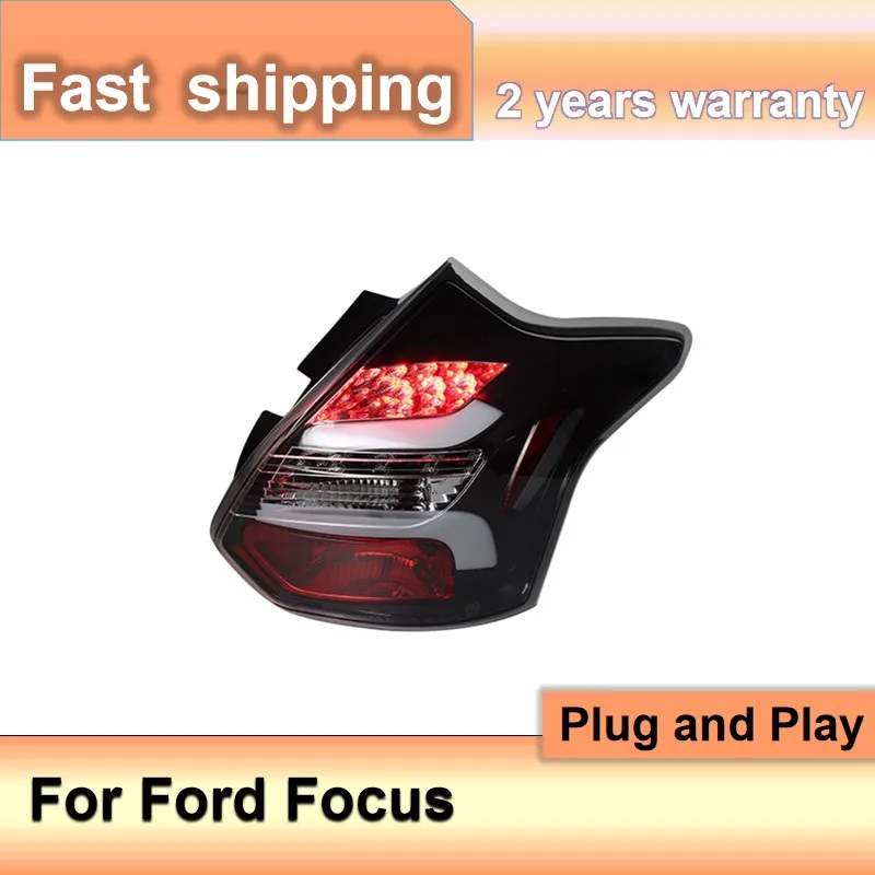 اكسسوارات السيارات لفورد فوكس 2014 الضوء الخلفي 2012 2013 2014 التركيز الذيل ضوء الخلفي DRL الضباب الفرامل بدوره إشارة عكس #1