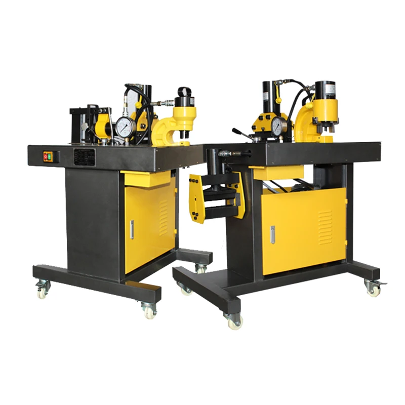 220V Three-In-One Copper Bar Processing Machine Multi-Function Flat Stand Bending Tool Hydraulic Busbar Processing Machine 750W