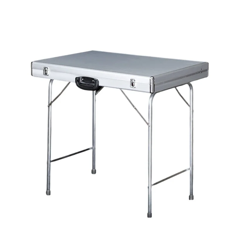 

Stall Box Night Market Artifact Jewelry Box Multifunctional Foldable Table Aluminum Box