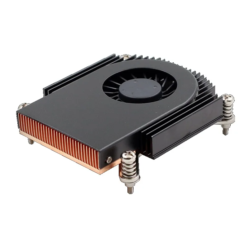 FOR Ultra-thin Copper Tube CPU Cooler All-in-one 1151 1155 Industrial Control OPS Turbo Side-blowing 4-wire Fan 115X