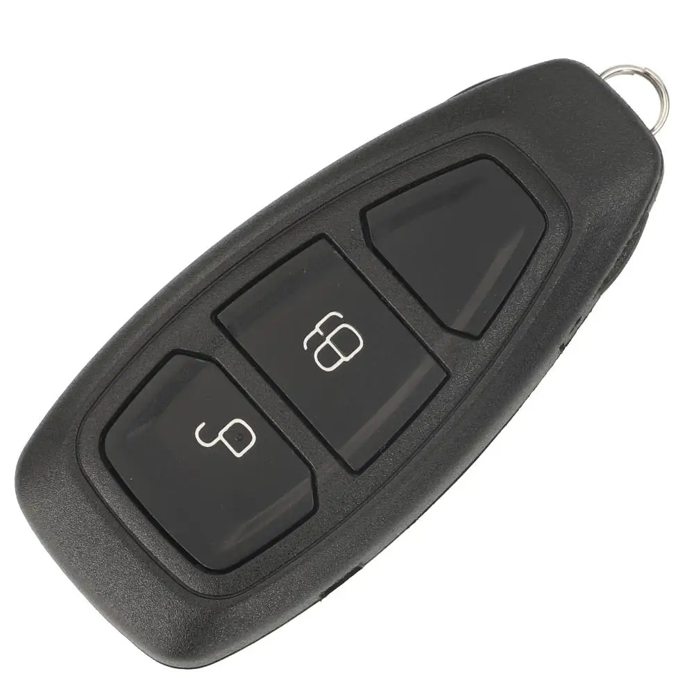 Jingyuqin 2/3 кнопки корпуса автомобильного ключа для Ford Focus C-Max Mondeo Kuga Fiesta Focus титановый чехол для дистанционного ключа с необрезанным лезвием