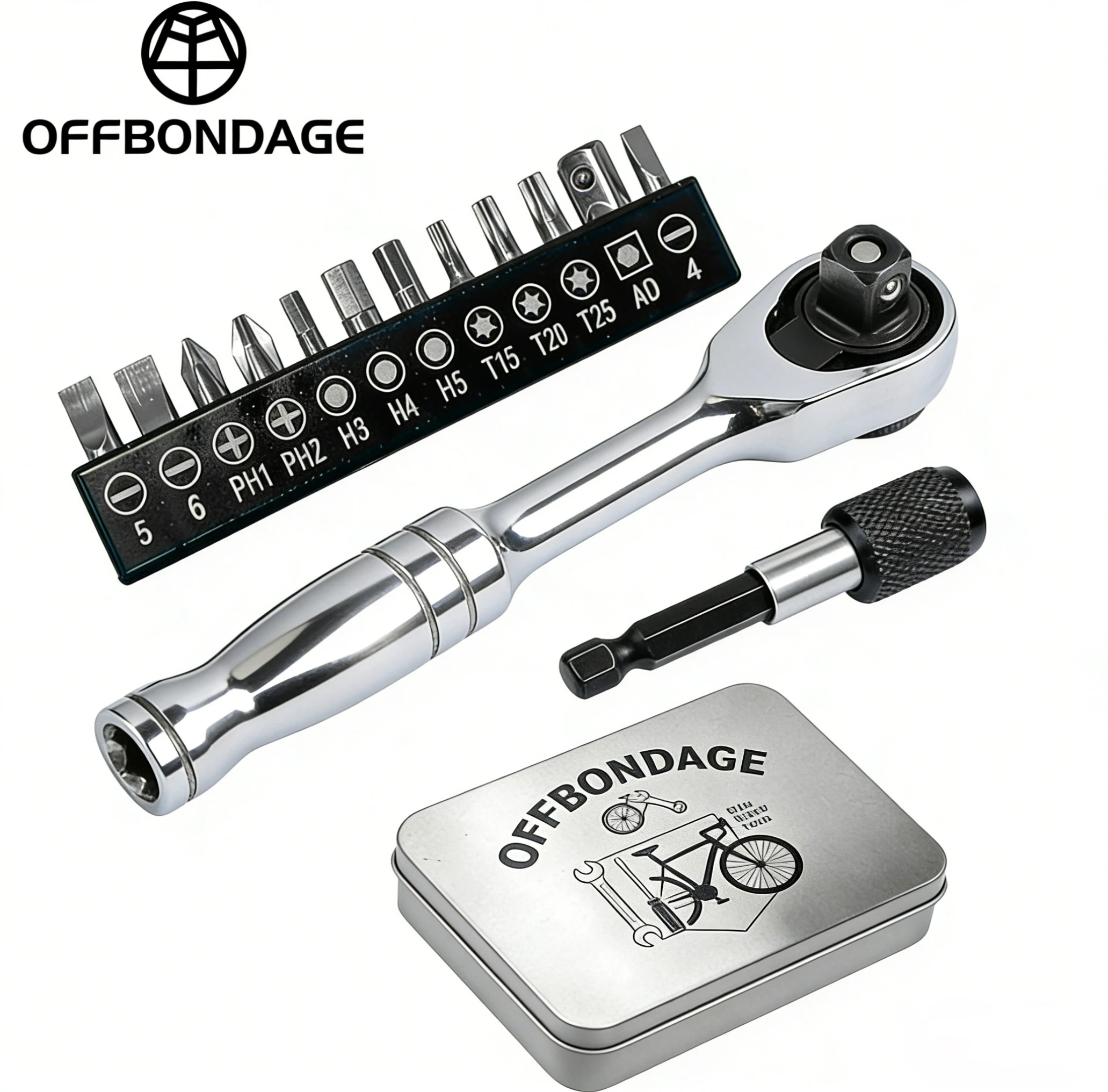 

Набор инструментов для велосипеда OFFBONDAGE, 14 предметов: динамометрический ключ, многофункциональный инструмент, инструменты для обслуживания и ремонта горных и шоссейных велосипедов, аксессуары для велосипедов