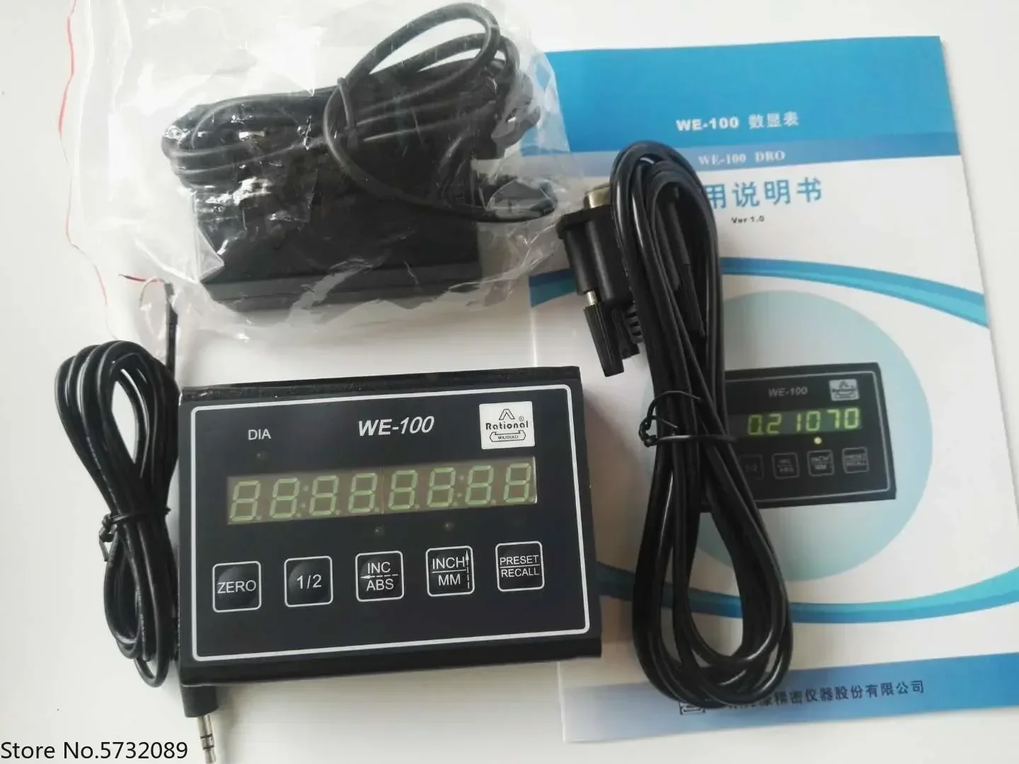WE-100 Digital Display Meter We100 Display with RS232 Single Axis Multifunctional Mini Digital Display Box