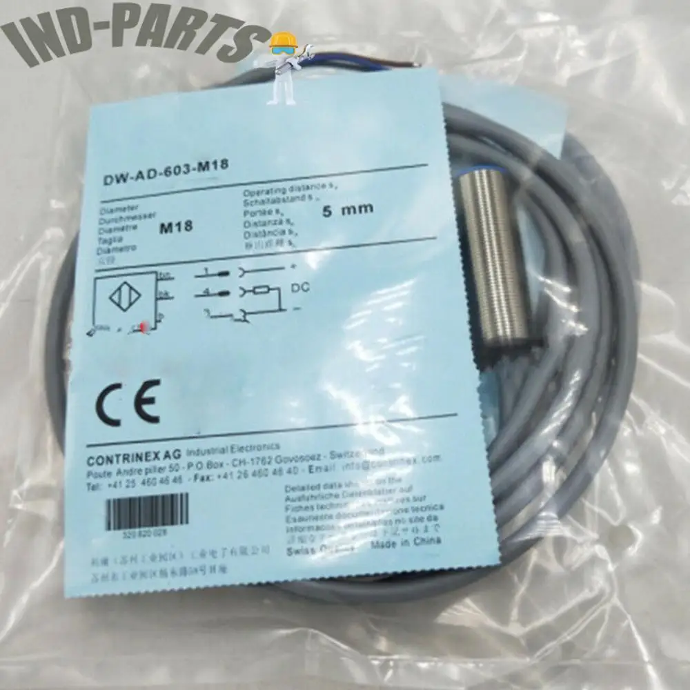 Para Sensor de interruptor de proximidad Contrinex DW-AD-603-M18