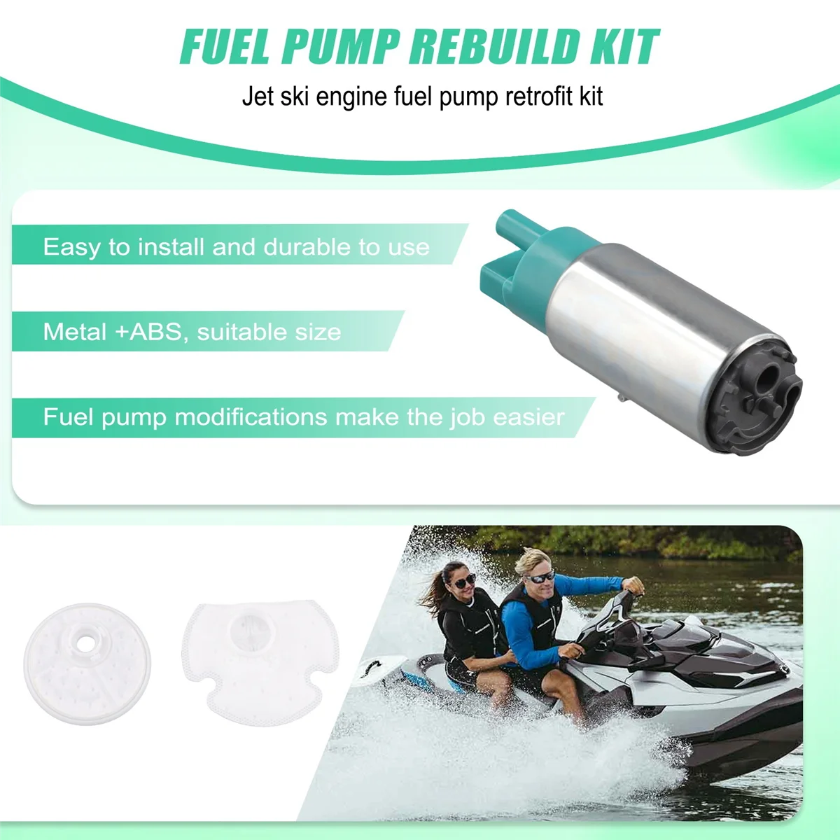 مضخة الوقود لمجموعة إعادة بناء مضخة الوقود للمحرك Gtx Rxp Rxt 130 155 185 215 255 260 والمرشحات