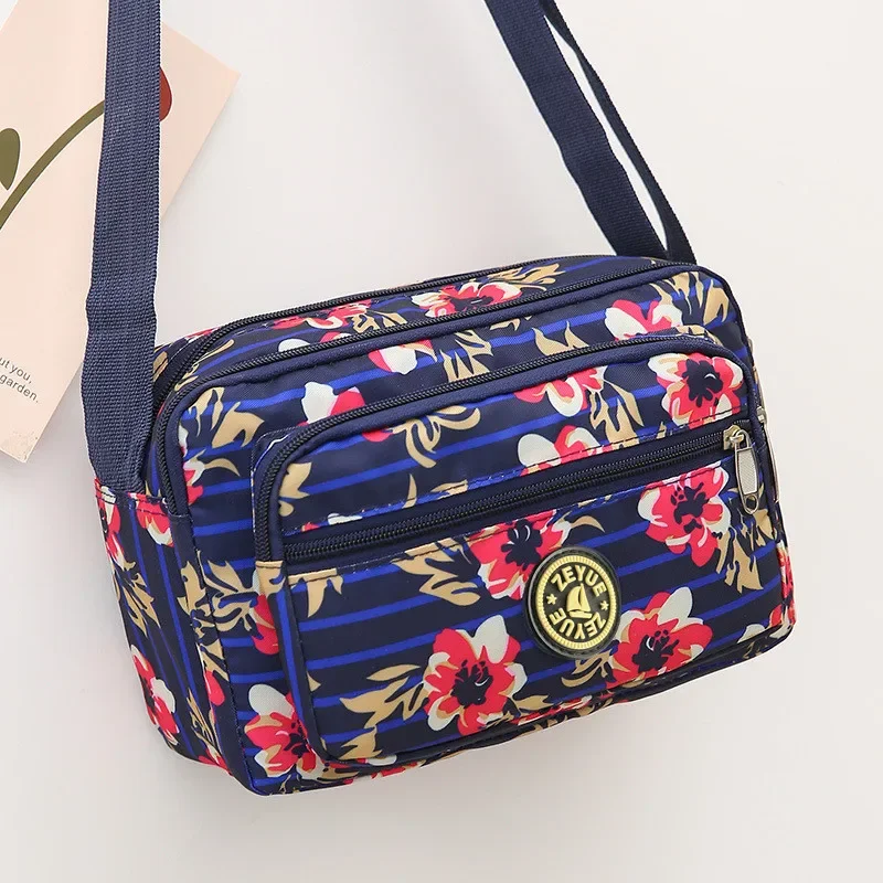 Bolsa tiracolo Oxford para mulheres, mochila casual, lona de nylon mensageiro, bolsa de ombro, bolsa para mãe de meia idade, 2023