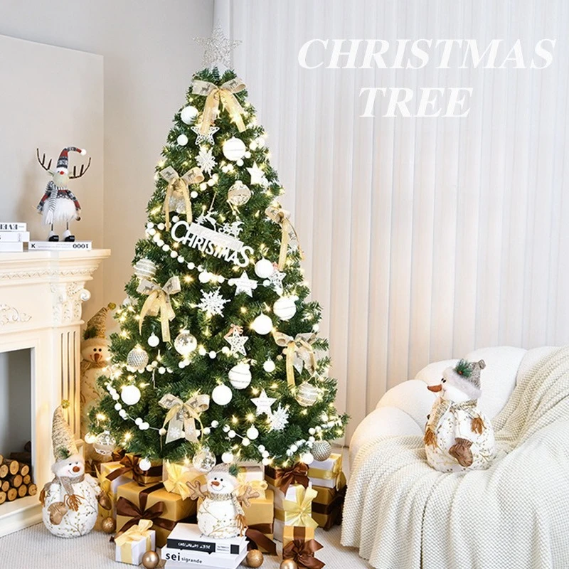 

Luxurious PVC Encrypted Christmas Tree with Decorations Package for Home Christmas Decoration & Store Display Window Ornaments